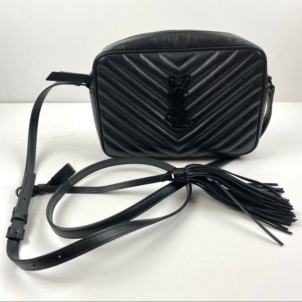 Saint Laurent Lou Matelassé Leather Camera Bag